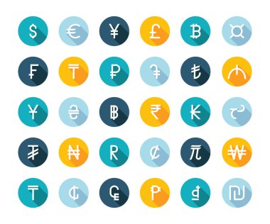 Vector Set Currency Symbols