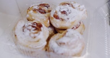 Appetizing cakes, baking on the table.