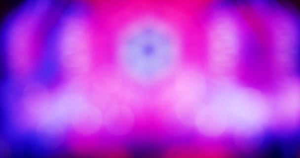 Futuristisches Design, 3D-Animation. Ein Strom aus blauem, rosa Licht. Helle Teilchen. — Stockvideo