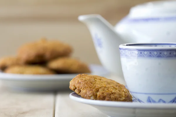 Anzac Biscuits at Table — Stock Photo, Image