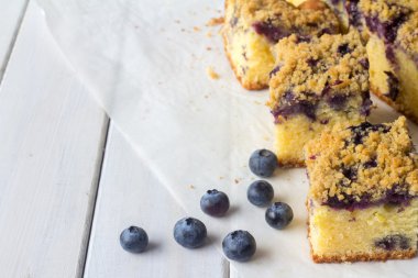 Yaban mersinli kek kek kopya alanı yatay