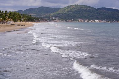  Uzun okyanus plaj nazik sörf