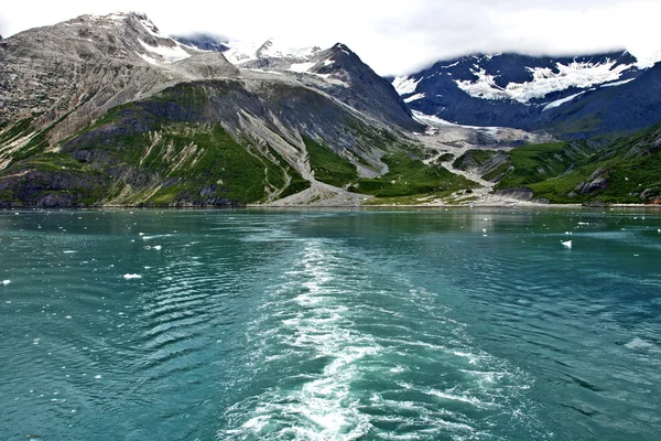 Bergen gletsjer in alaska Rechtenvrije Stockafbeeldingen