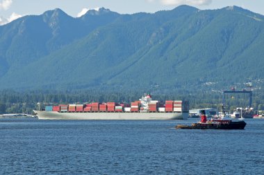  Konteyner mavna bırakarak harbor