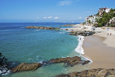 Puerto Vallarta içinde Pasifik okyanus plaj