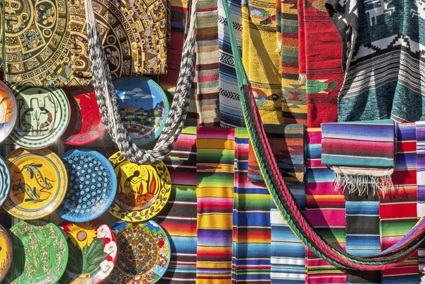 Kleurrijke Mexicaanse handwerk Stockfoto