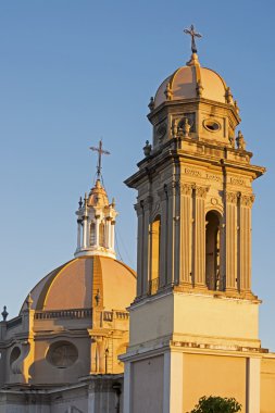  Colima katedral Kulesi ve kubbe ile