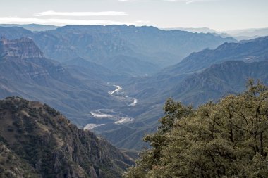  View of the Urique Canyon clipart