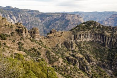  Meksika 'da engebeli dağlar
