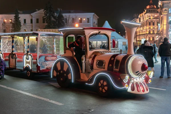 Kiev Kiev Ucrania Diciembre 2020 Decorado Navidad Año Nuevo Estilo — Foto de Stock