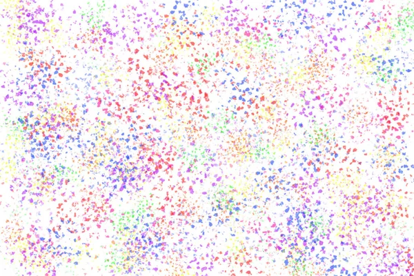 Kuru bir fırça darbesiyle birçok renkli fırça darbesinin arkaplanı. Renkli pastel boyalı felçler.