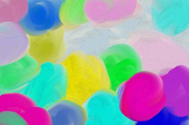 Çok renkli parlak fırça darbeleri. güzel arka plan modern sanat