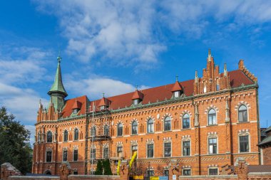 Krakow, Polonya - 27.09.2025: Krakow Başpiskoposluk Yüksek İlahiyat Okulu yenilendi