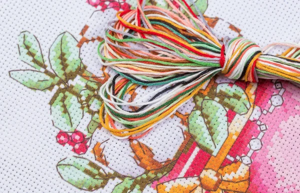 Embroidery And Cross Stitch Accessories Stock Photo - Download Image Now -  Art And Craft, Backgrounds, Close-up - iStock