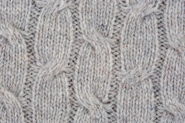 Close-up texture of a knitted fabric of a factory made