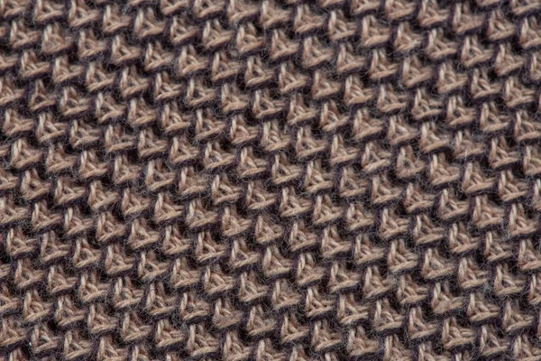 Textura Close Tecido Malha Uma Fábrica Feita — Fotografia de Stock