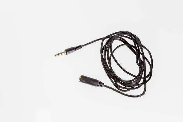 Cable Extensión Adaptador Para Auriculares Para Teléfono Móvil Para Uso —  Fotos de Stock