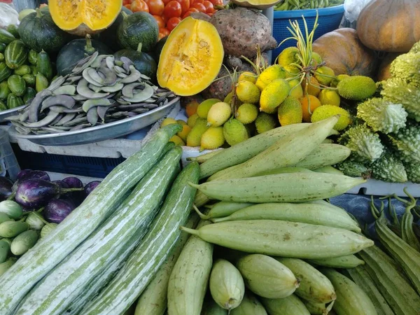 Lista Verduras Classificação Verduras Importância Verduras Fruto Vegetal Verduras Flor — Fotografia de Stock