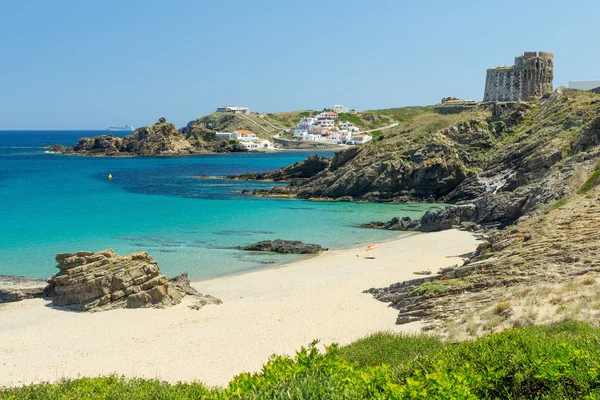 Sa mesquida stranden, menorca, Spanien — Stockfoto