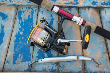 Fishing equipment clipart