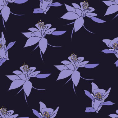 Kusursuz mavi menekşeler