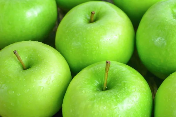 Manzanas verdes fruta — Foto de Stock