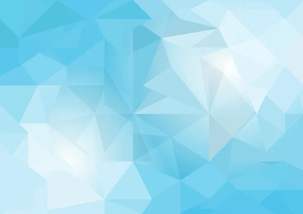 Blue abstract low polygon background — Stock Photo, Image