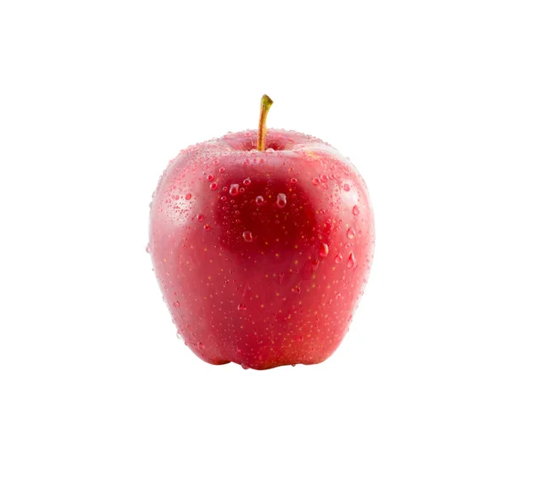 Red apple isolated on white with clipping path — Stock Photo, Image