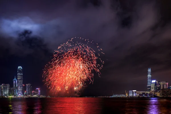 Hong Kong firework show 2016 — Stock Photo, Image