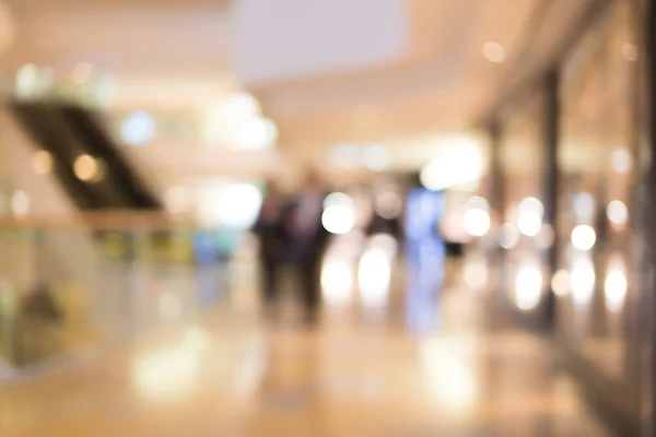 Shopping center desfocado fundo — Fotografia de Stock