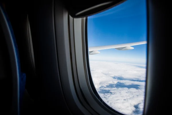 Airplane window — Stock Photo, Image