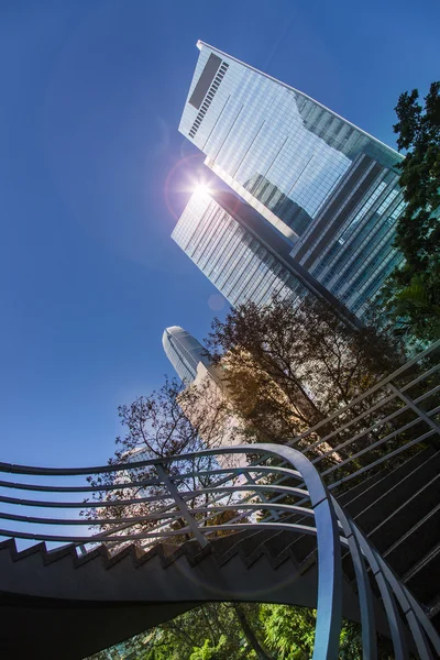 Linha do horizonte de Hong Kong — Fotografia de Stock