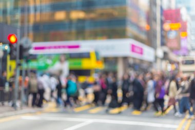 Hareketli arka plan kalabalık şehirde yaşayanların bulanık