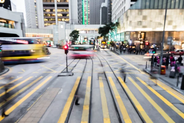 Motion blurred background  crowded people living in city — Stock Photo, Image