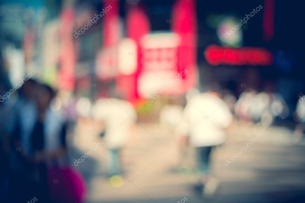 Bokeh Blurred Images Of South Korea Seoul City Street Stock Photo C Yiucheung 83106030