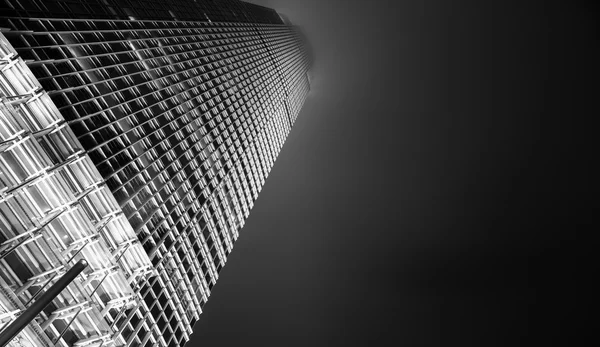 Hong Kong City e gli edifici in bianco e nero — Foto Stock