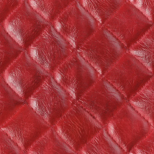 Seamless red leather texture. Can be used for wallpaper, pattern — Stock Photo, Image