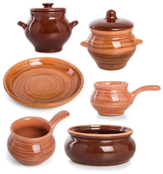 Set clay utensils — Stock Photo, Image