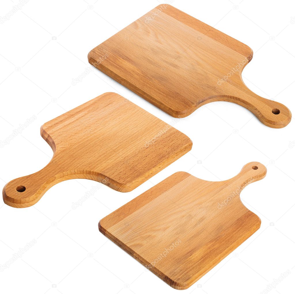 Set of wooden cutting board