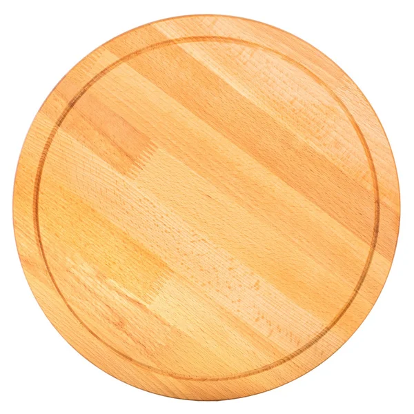 Yuvarlak kesme tahtası. Üstten Görünüm