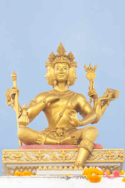 Hinduísmo Estátua de Brahma Imagens Royalty-Free