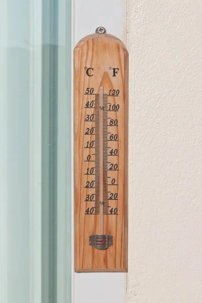 Hanging classic thermometer — Stock Photo, Image