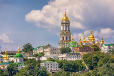 Kyiv Pechersk Lavra, Büyük Lavra Belltower ve İlgili Manastır Binaları 'na bak, Kyiv. Ukrayna