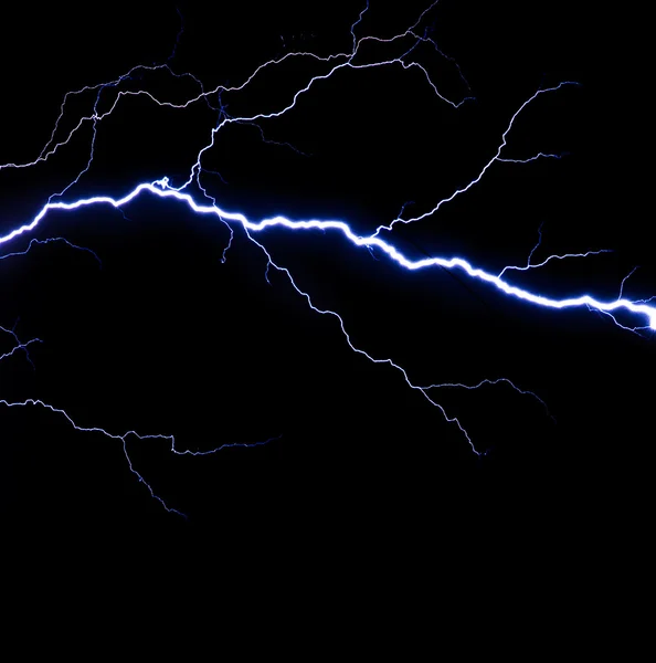 Thunderbolt på himmel bakgrund — Stockfoto
