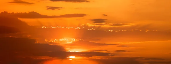 Panorama céu por sol — Fotografia de Stock