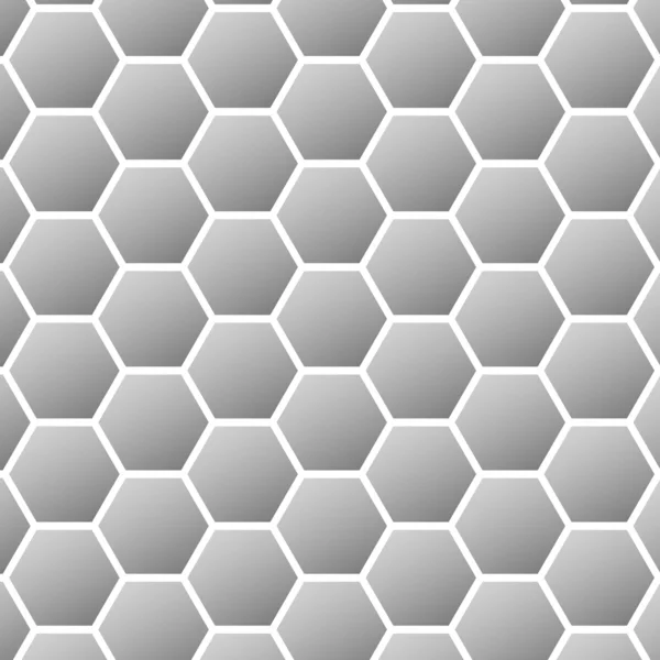 Fond géométrique répétitif avec hexagones — Image vectorielle