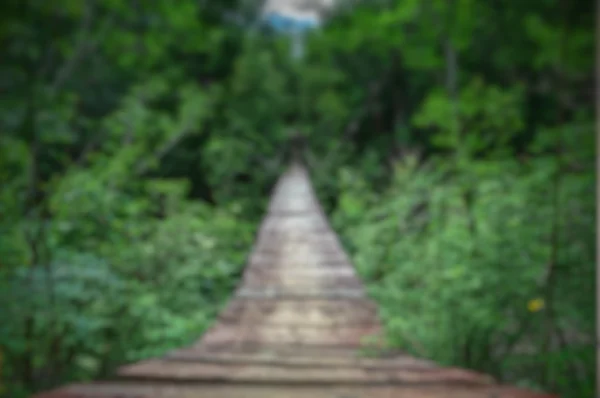 Ponte de suspensão desfocada — Fotografia de Stock