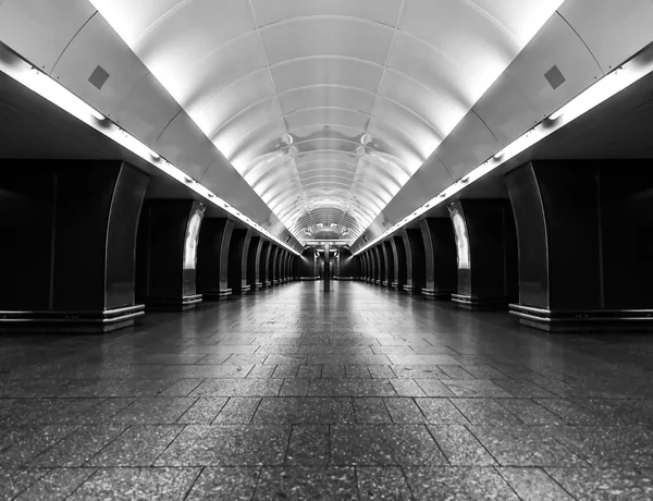 Innenraum der Metrostation — Stockfoto