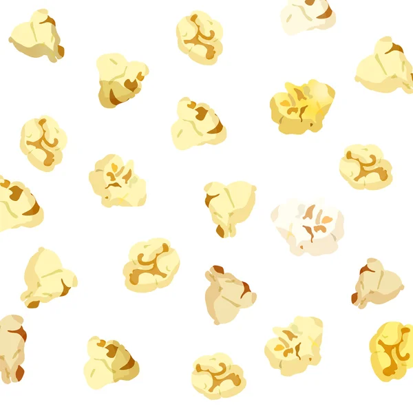 Lekkere Popcorn vallen — Stockvector