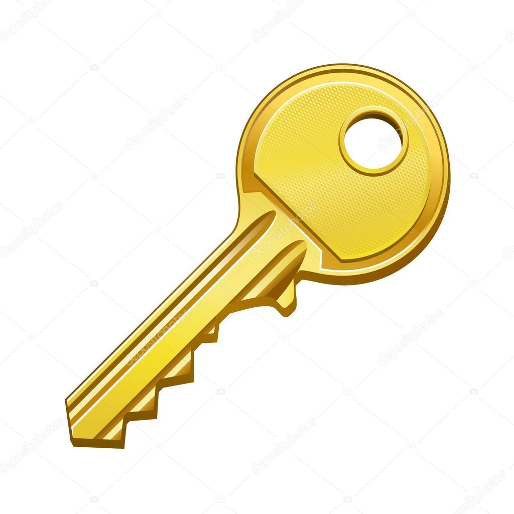 single golden key